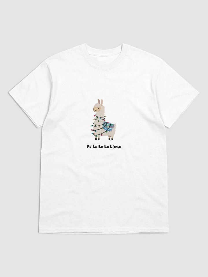 Christmas Women's T-Shirt | fa la la la llama | large print product image (1)