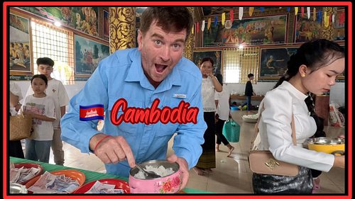New Video @ Mahoney Travels YouTube .  Behind The Scenes At A  Cambodian Pagoda 🇰🇭 #mahoneytravelsyoutube  #pchumben  #cambodia