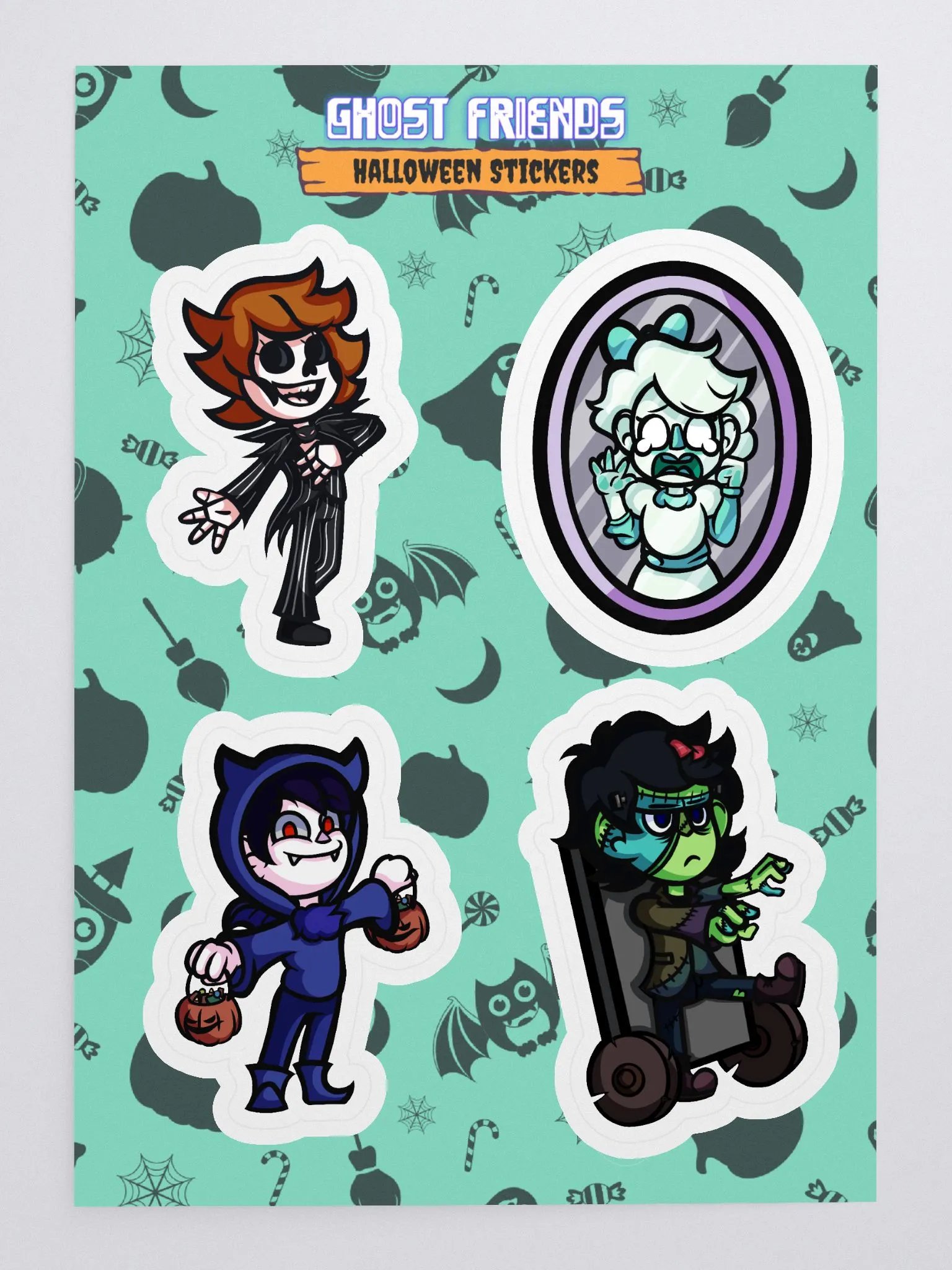 Ghost Friends: Halloween Sticker Pack product image (3)