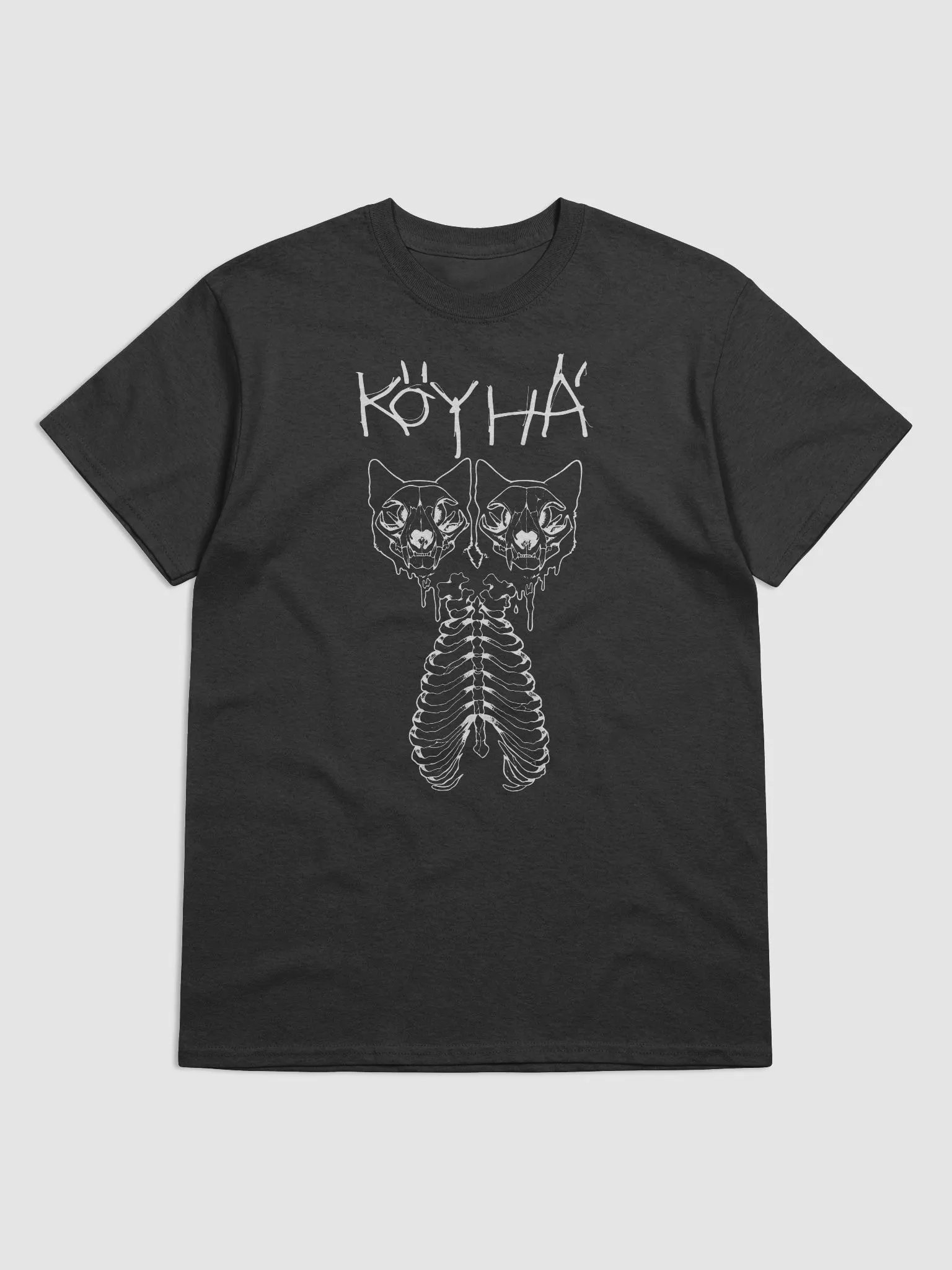 KISSAT MUSTA T-PAITA product image (1)