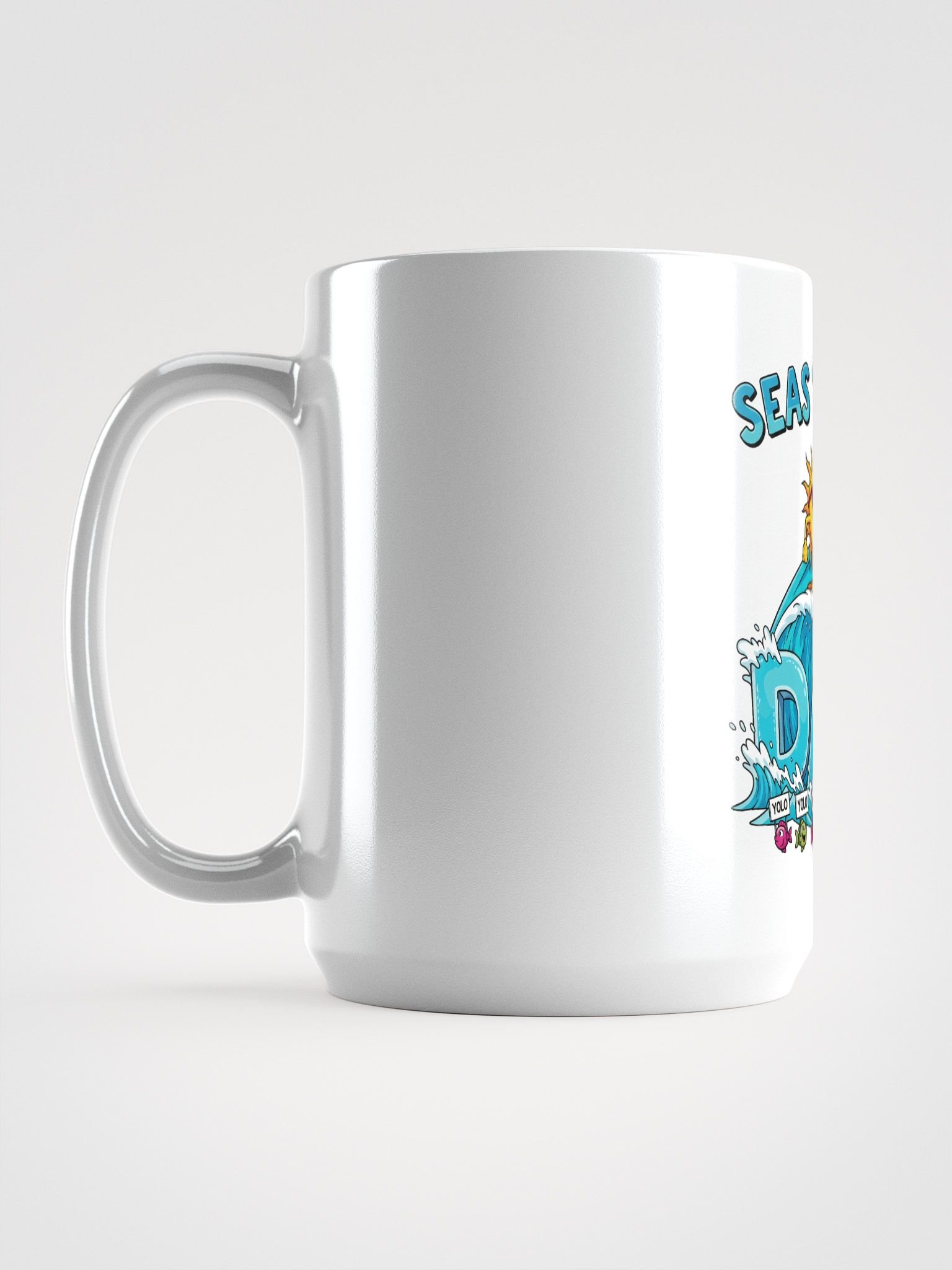 Seas The Day White Glossy Mug product image (6)