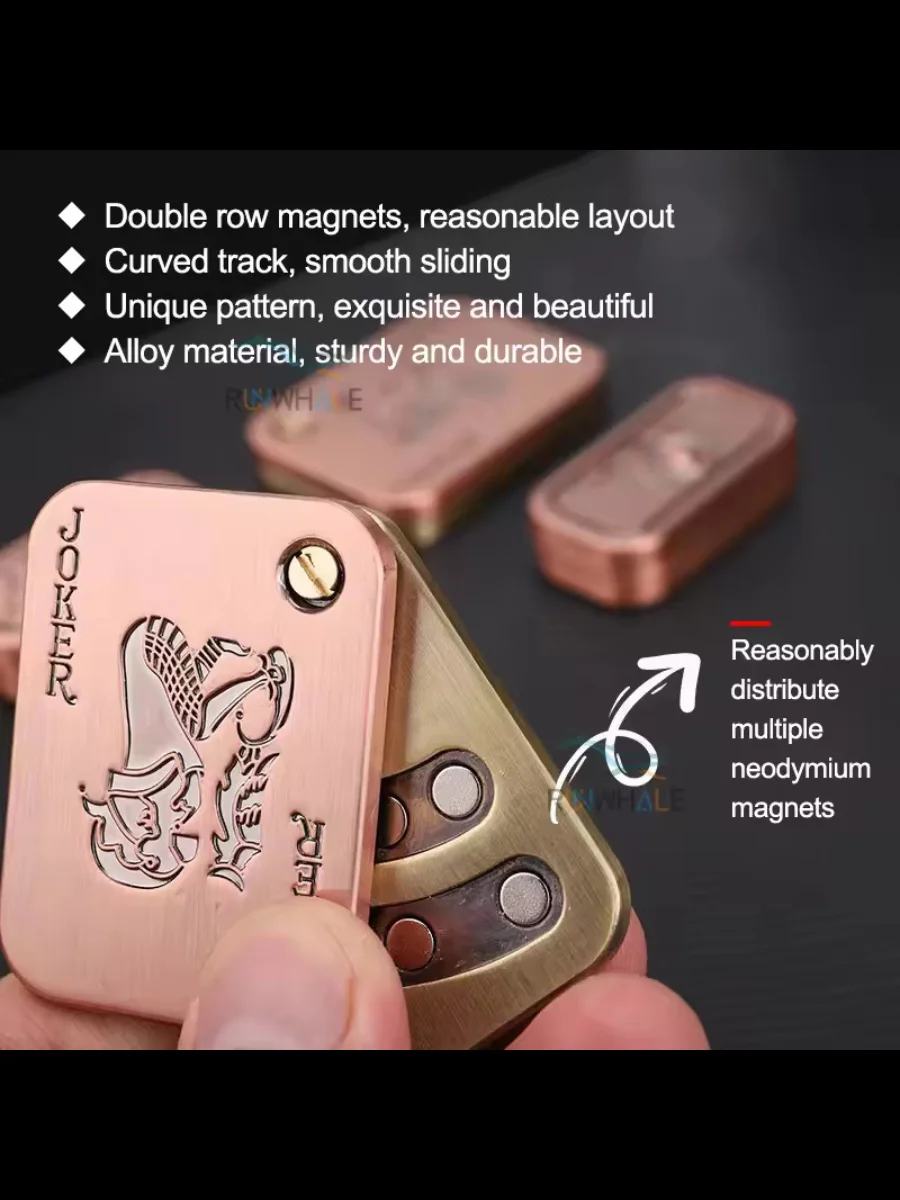 Bronze/Gold K-K Metal Fidget Slider product image (3)