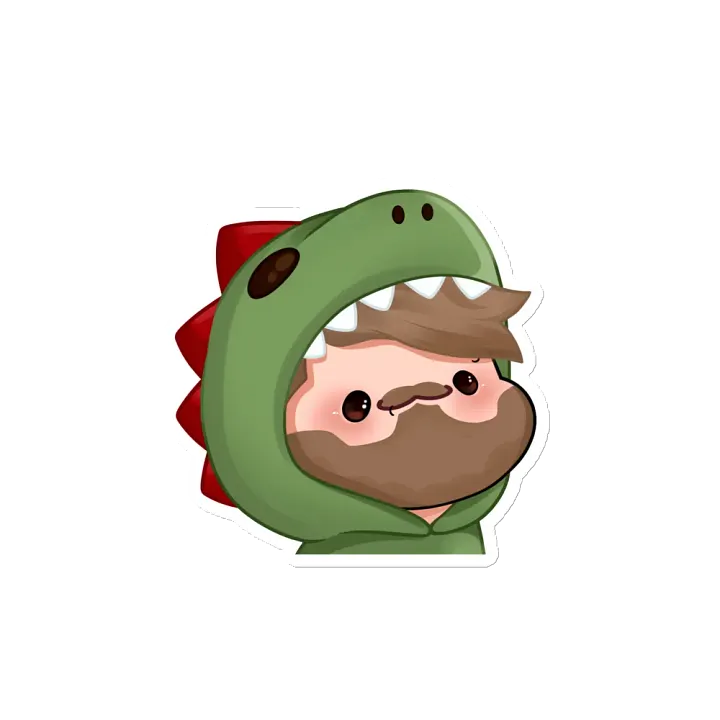 Dino Onesie Magnet product image (2)