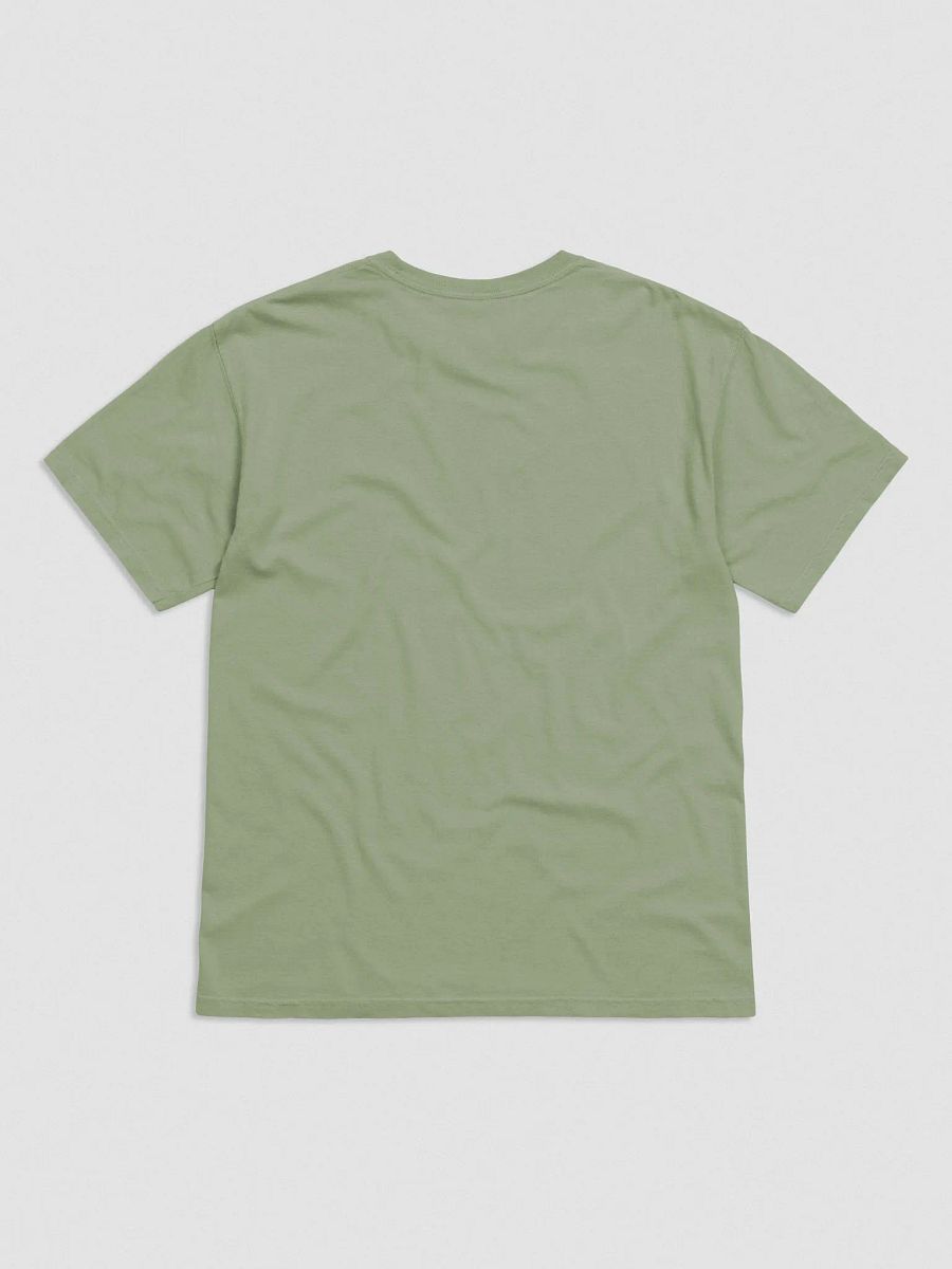 EXCLAIMING MENTALLY (L.C., lined lime) embroidered garment dyed tee product image (16)