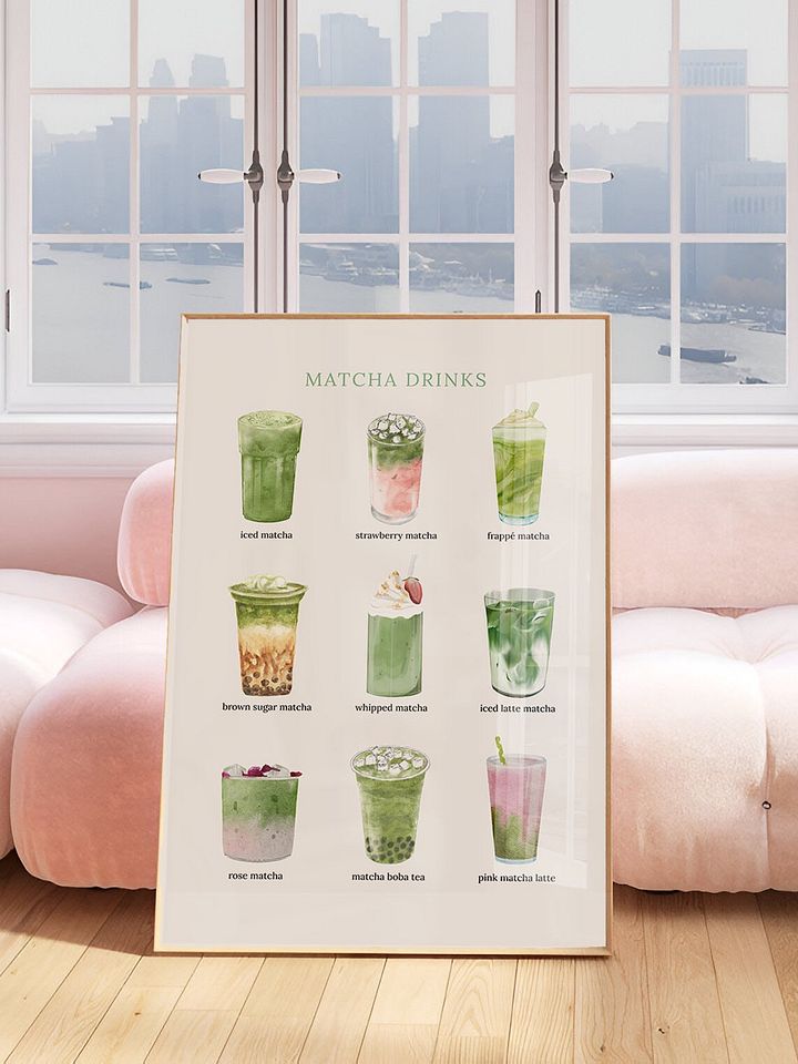 Matcha Drinks Watercolor product image (2)