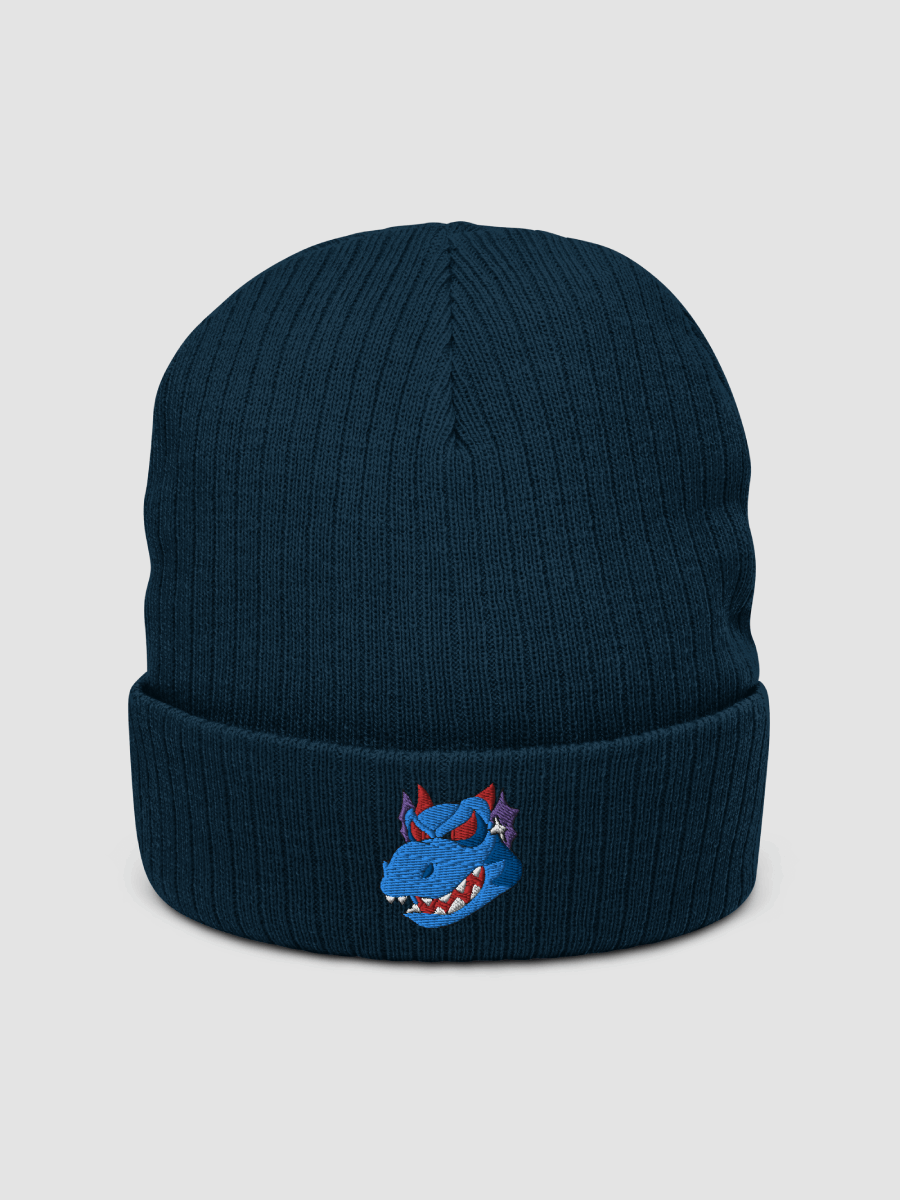 Angry Dragon Blue Recycled Cuffed Beanie product image (1)
