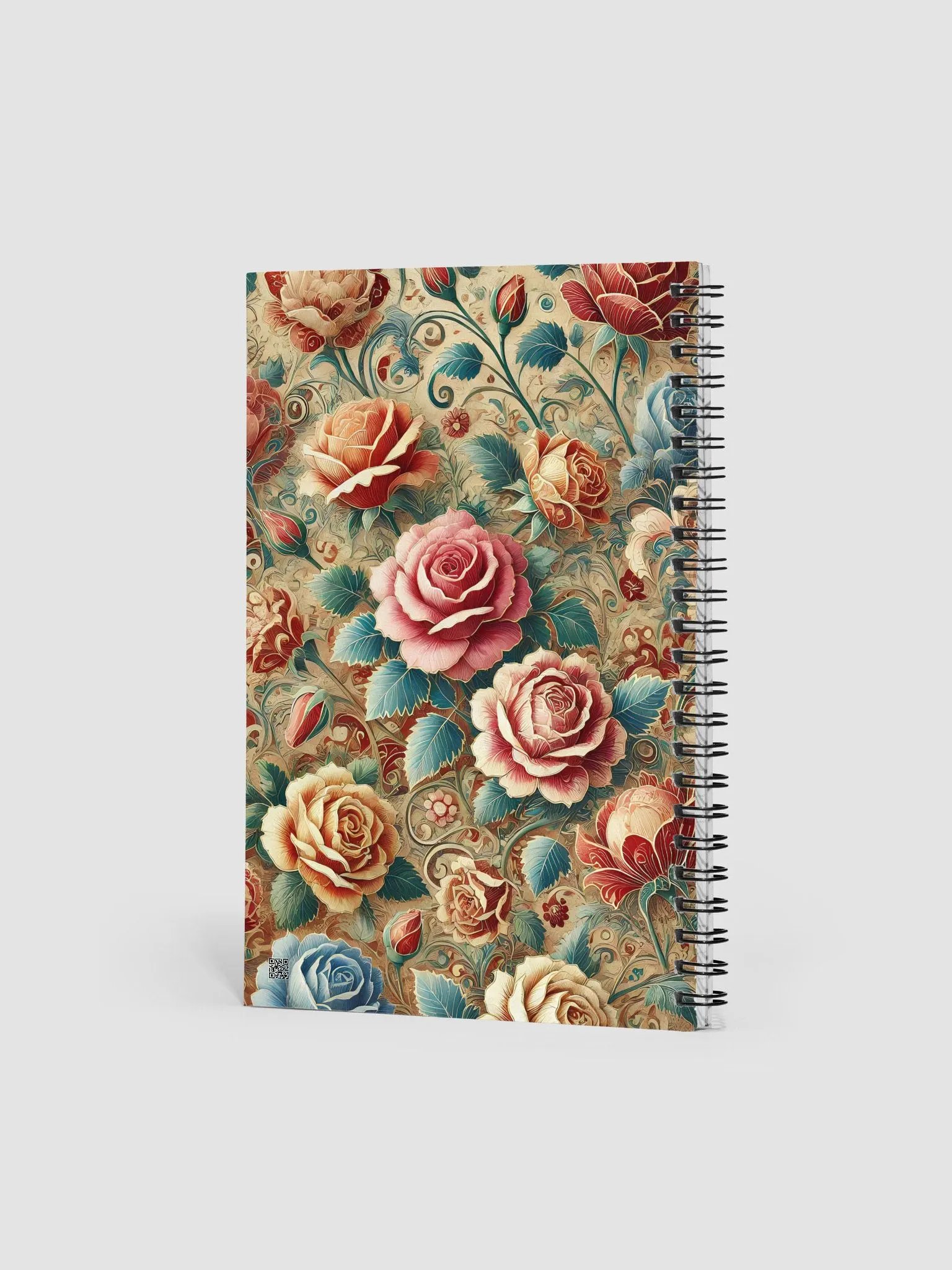 Royal Floral Spiral Notebook product image (2)