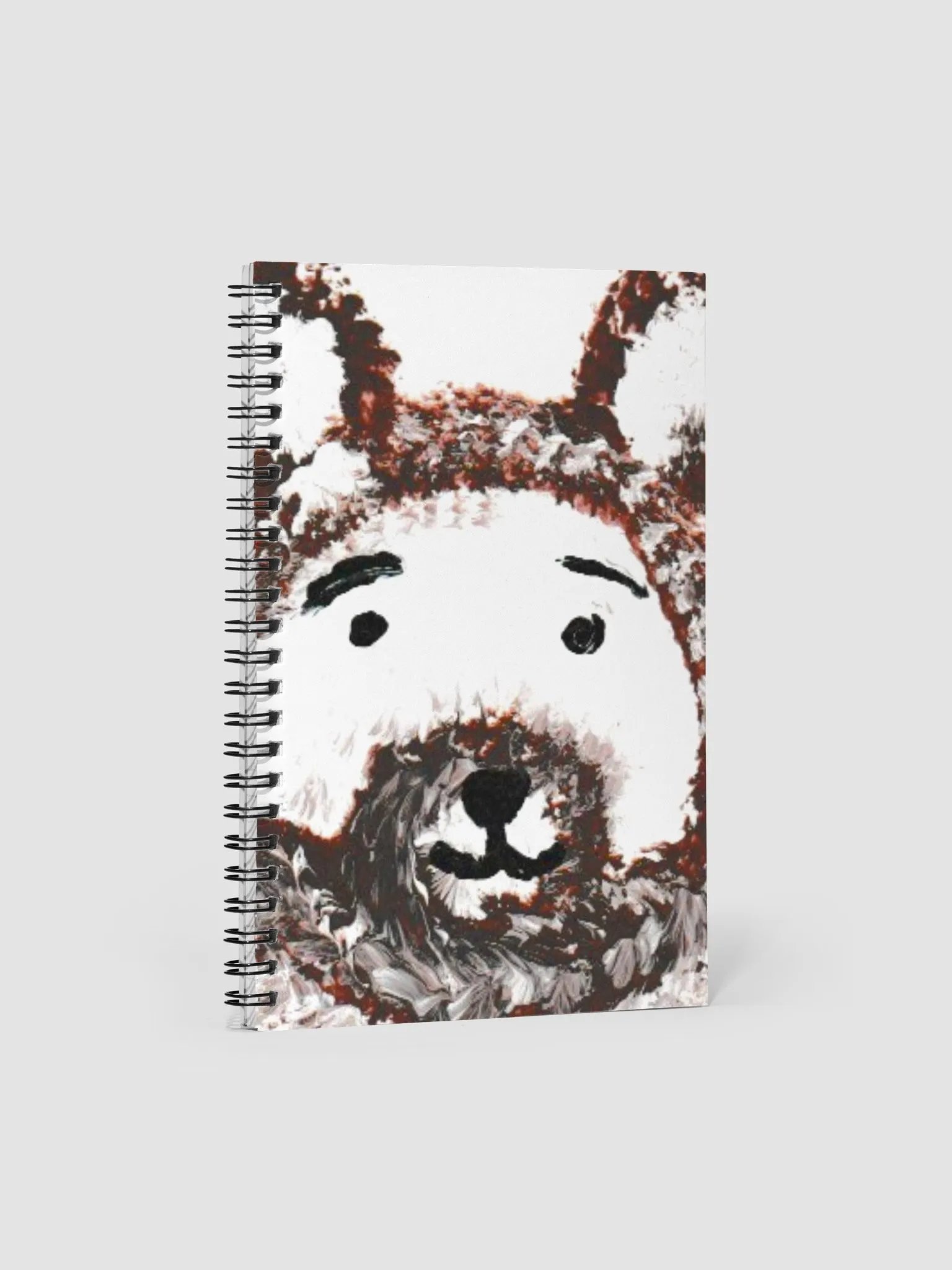 Whimsical Furry Friend Spiral Notebook product image (1)