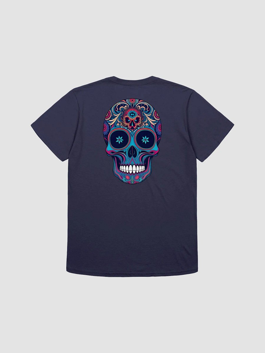 Vibrant Skull Rave Unisex T-Shirt product image (21)