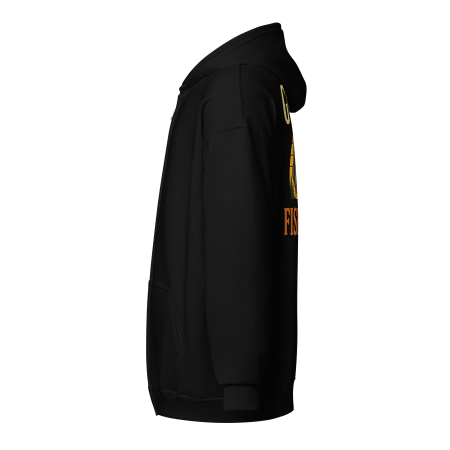 Gone Fishing Zip Hoodie – Retro Outdoor Design for Anglers product image (7)