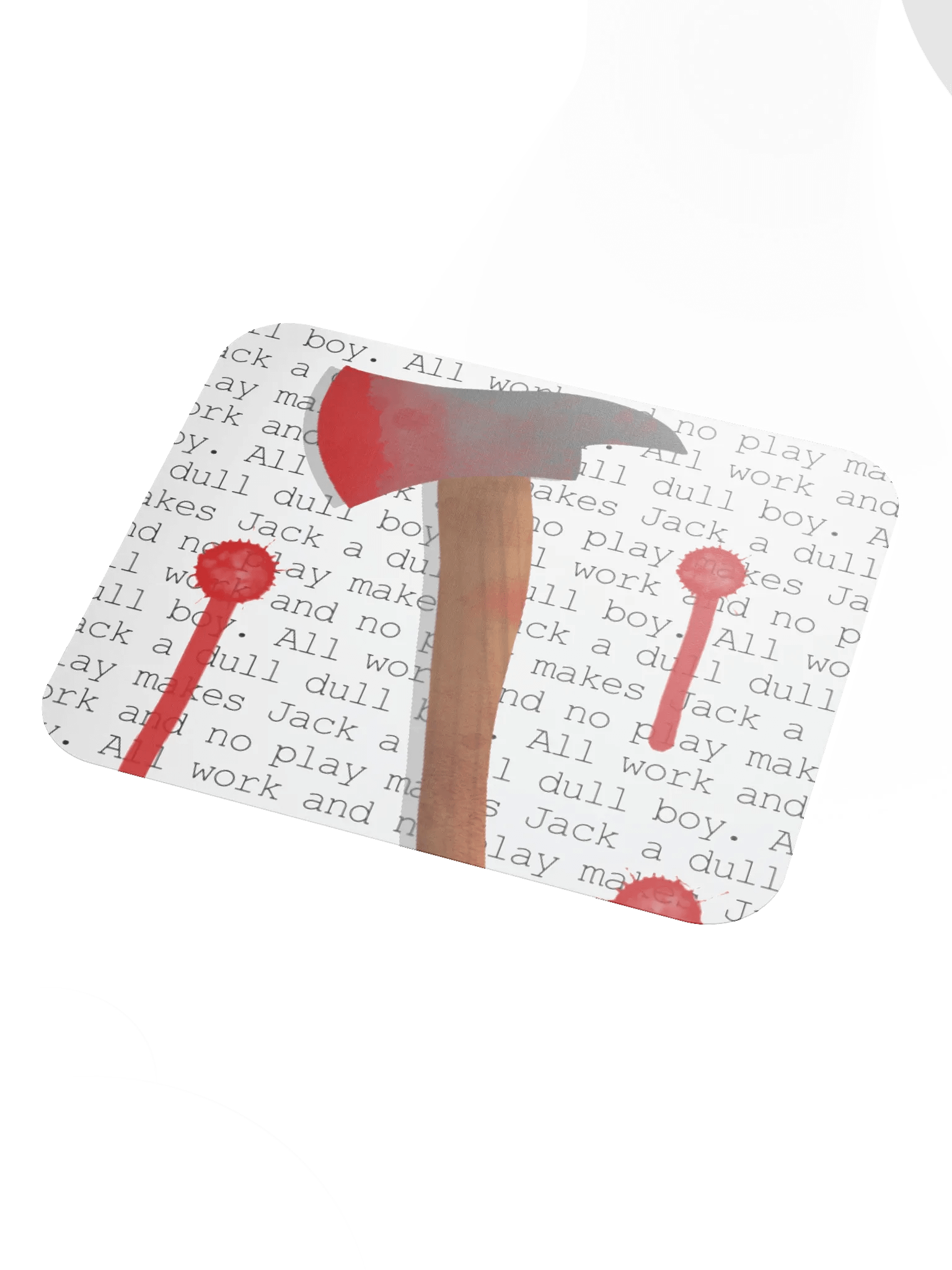 "All Work" Mouse Pad product image (3)