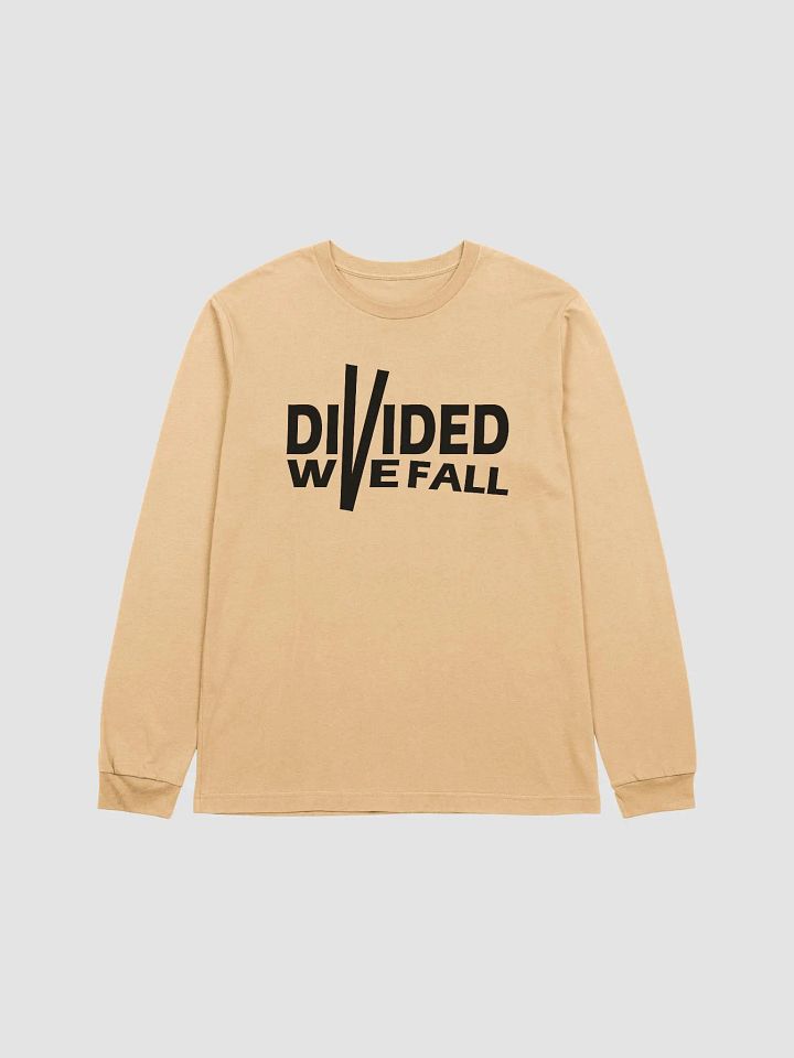 Divided We Fall - Black - Bella+Canvas Supersoft Long Sleeve T-Shirt product image (2)
