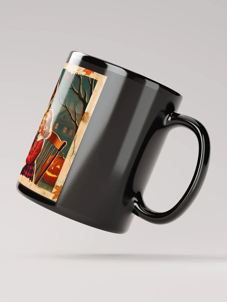 Vintage 1940s Halloween Family Pumpkin Carving Mug product image (3)