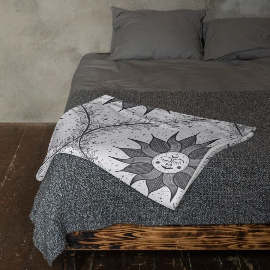 Mystic Suns and Leaves Blanket product image (11)