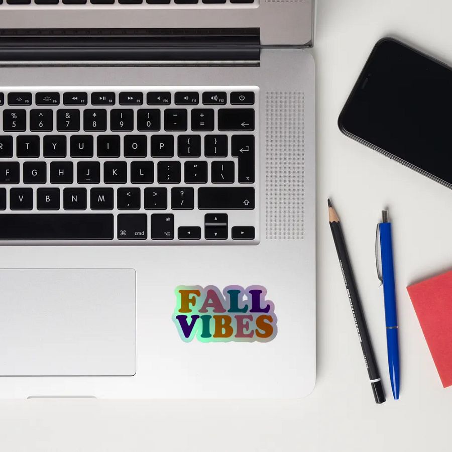 Fall Vibes Holographic Sticker Sheet product image (12)