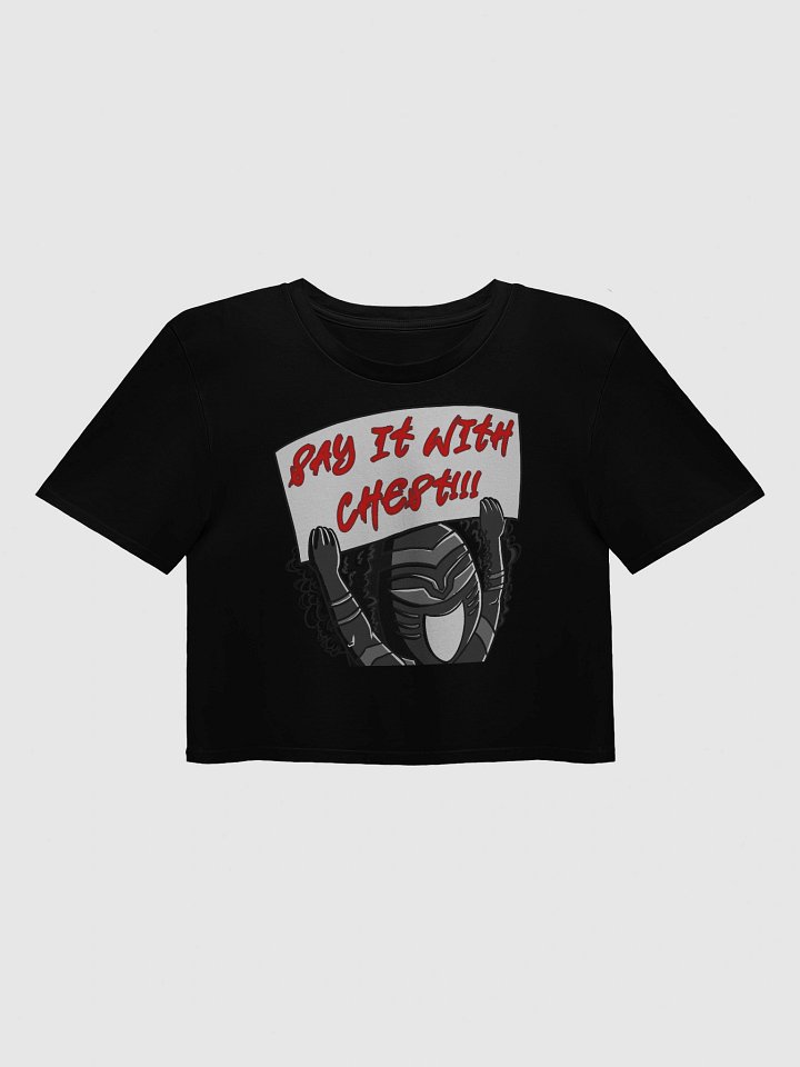 Say it with chest Crop top product image (3)