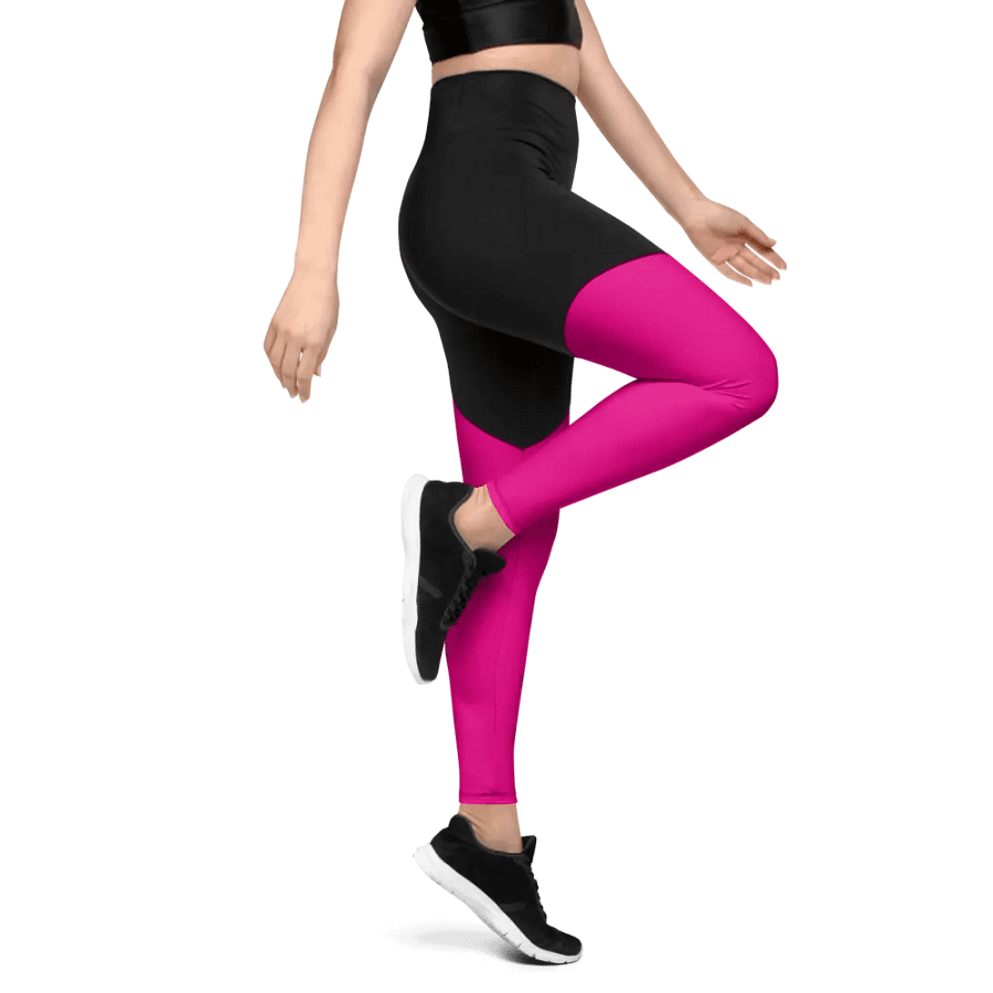 Sports Leggings (Magenta) product image (5)