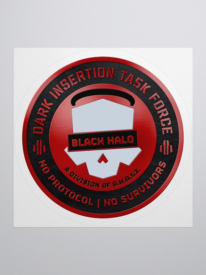 Black Halos Metallic Sticker product image (2)
