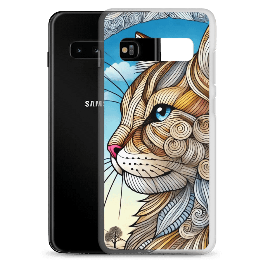 Whimsical Cat Dreams Samsung® Case | AI Design cat product image (9)