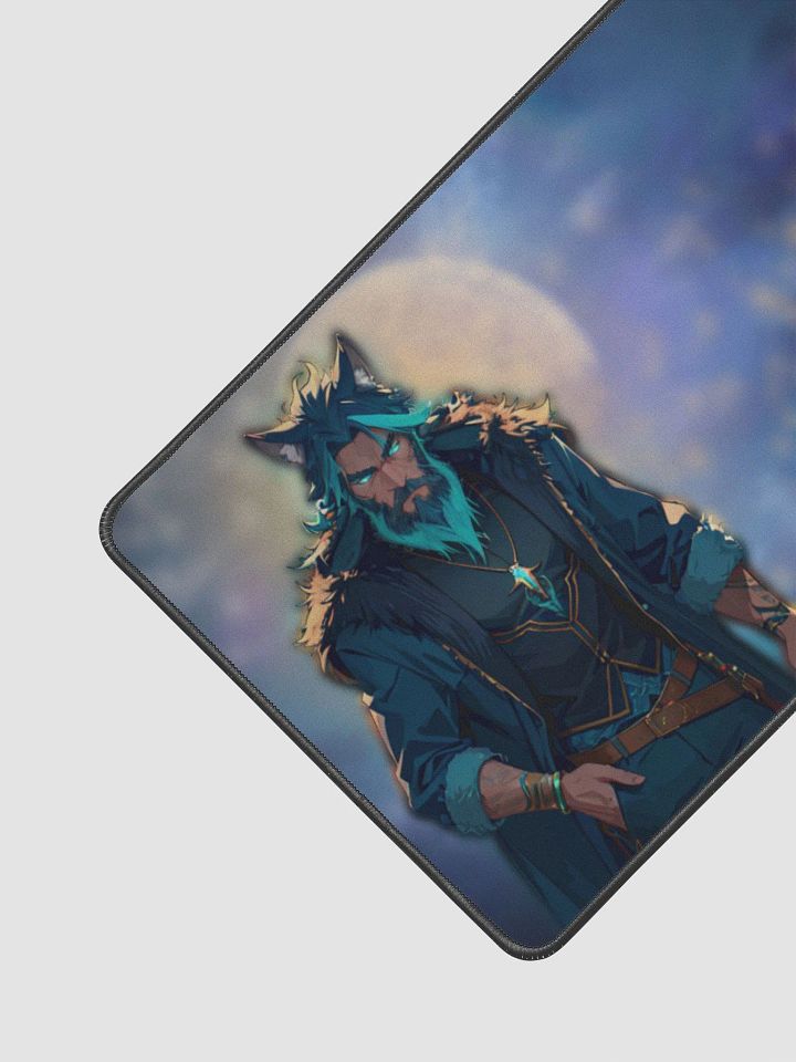 Moonlit Wolf Desk Mat product image (2)