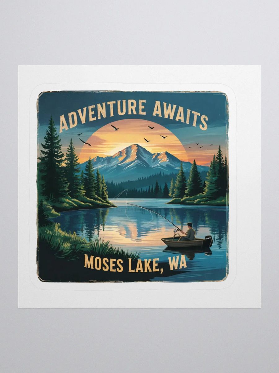 Moses Lake - Tranquil Adventure Kiss Cut Stickers product image (1)
