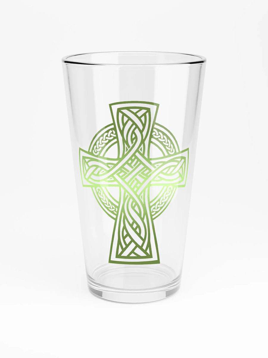 Viking Celtic Cross Pint Glass product image (3)