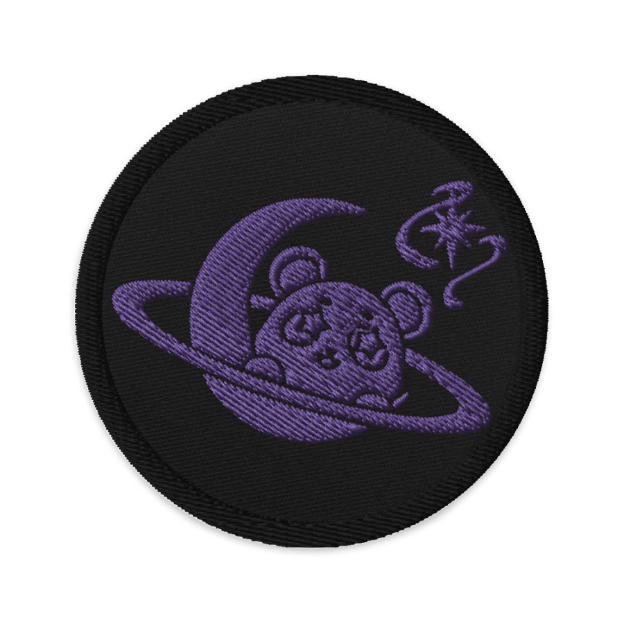 Lunar Panda Embroidered Patch product image (1)