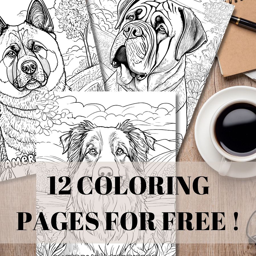 Dog Breed Coloring Pages product image (1)