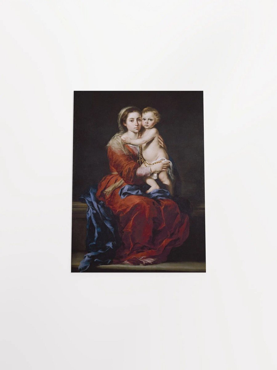 ''Madonna del Rosario'' by Bartolomé Esteban Murillo Poster product image (10)