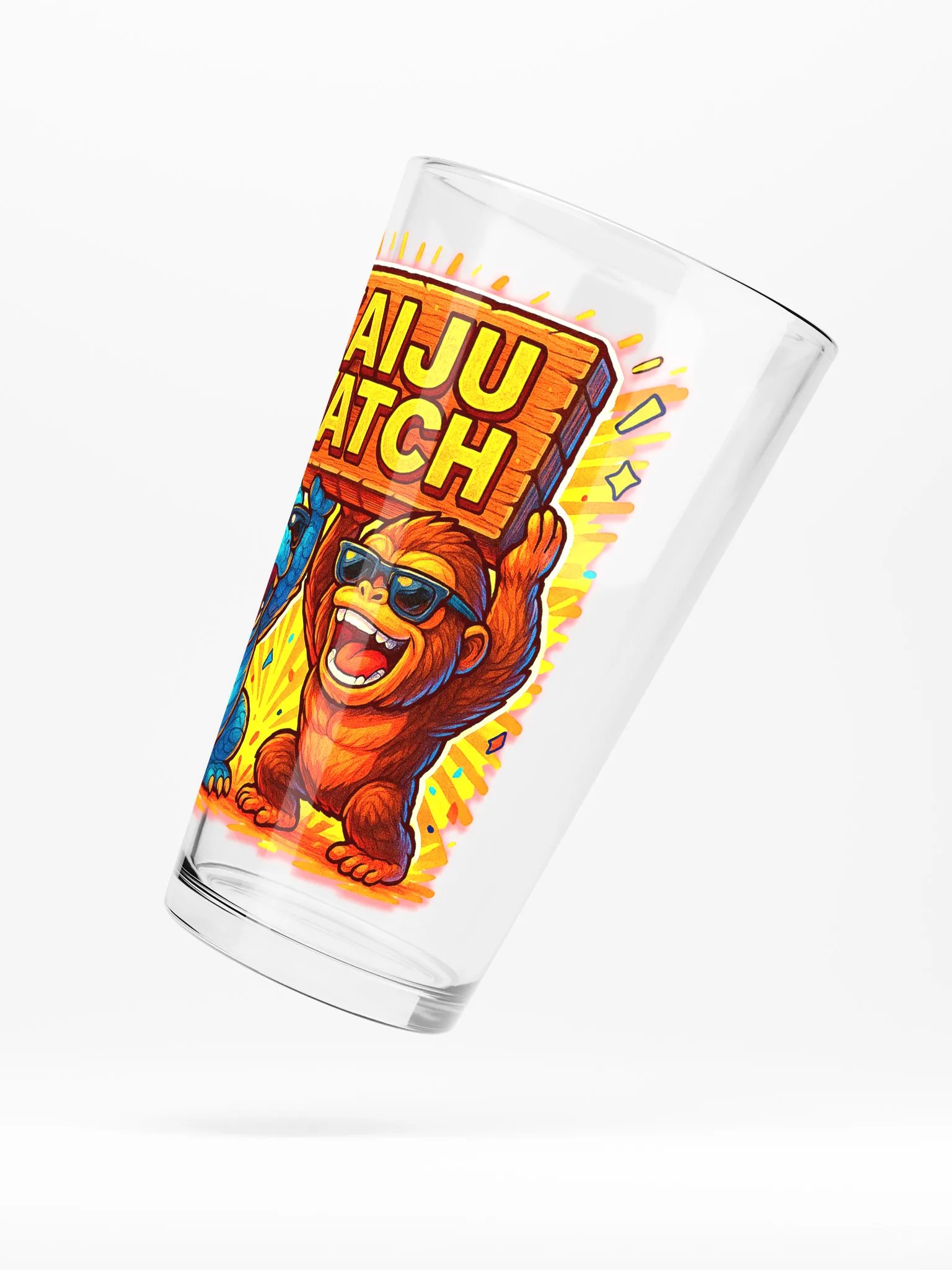 Kaiju Watch - Watch Party! Shaker Pint Glass product image (5)