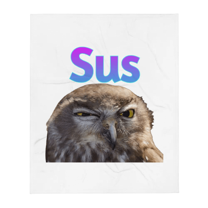 Sus Owl Blanket - White product image (1)