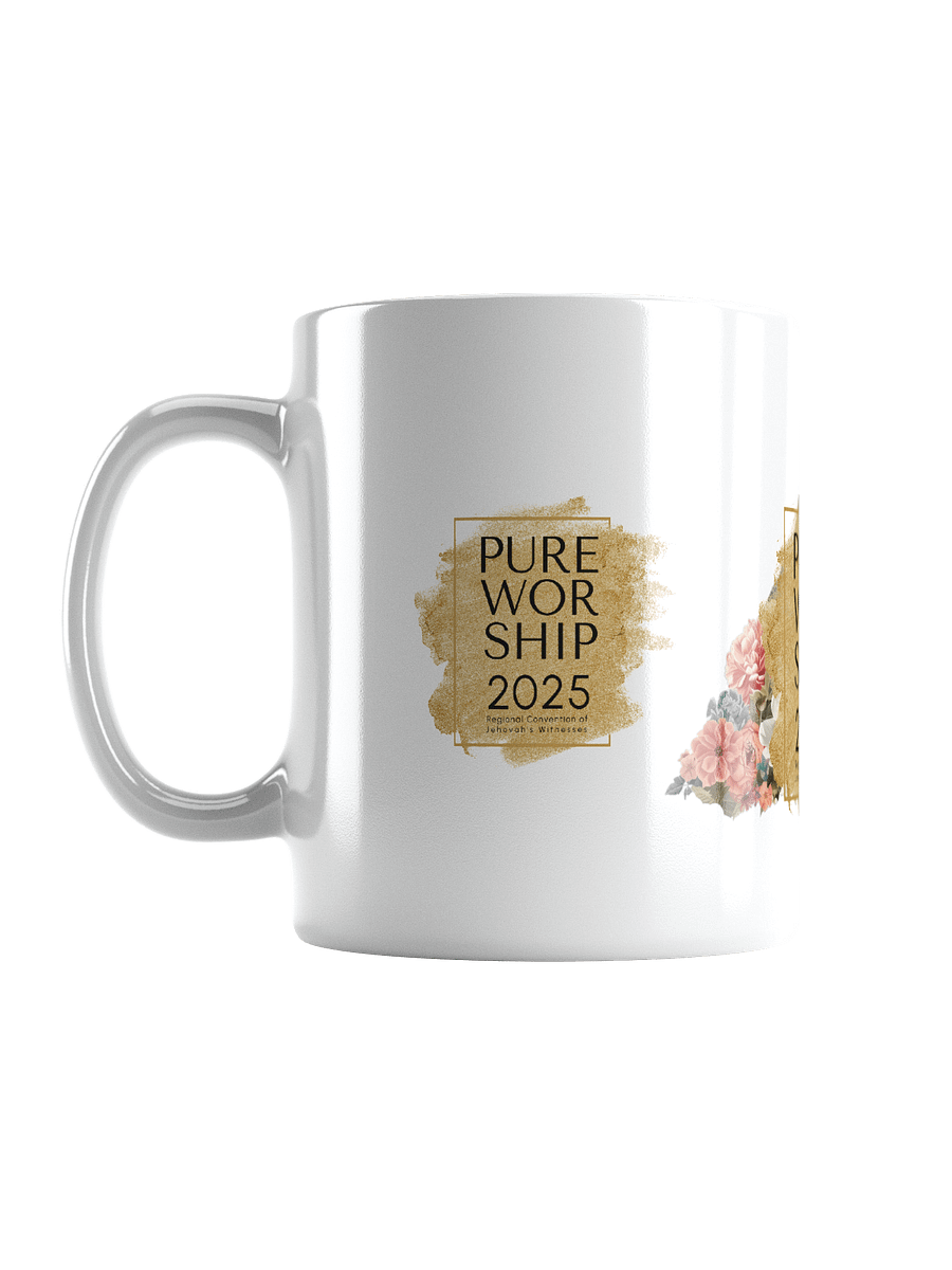 2025 "Pure Worship" Floral Mountain Glossy Mug product image (5)