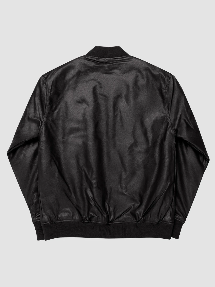 [Stoner] Faux Leather Bomber Jacket - Threadfast Apparel 395J -1 product image (2)