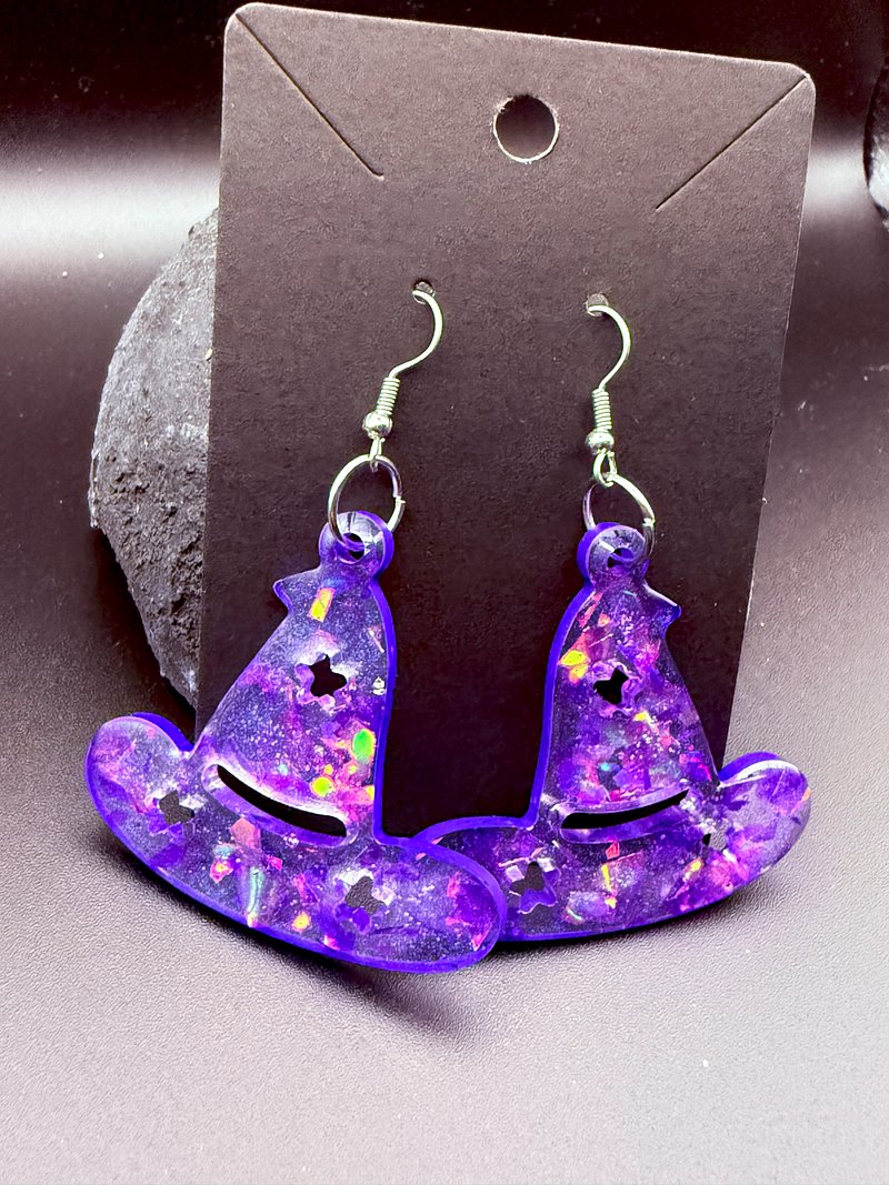 Resin Earings - Witch Hats
