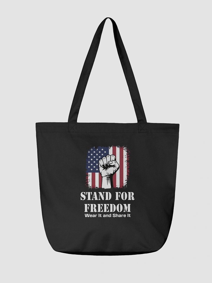 Declare your stance with the "Stand for Freedom Tote Bag product image (3)