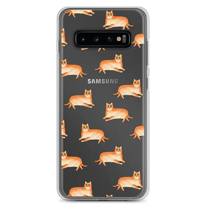 Fat Cat - Clear Case For Samsung product image (2)