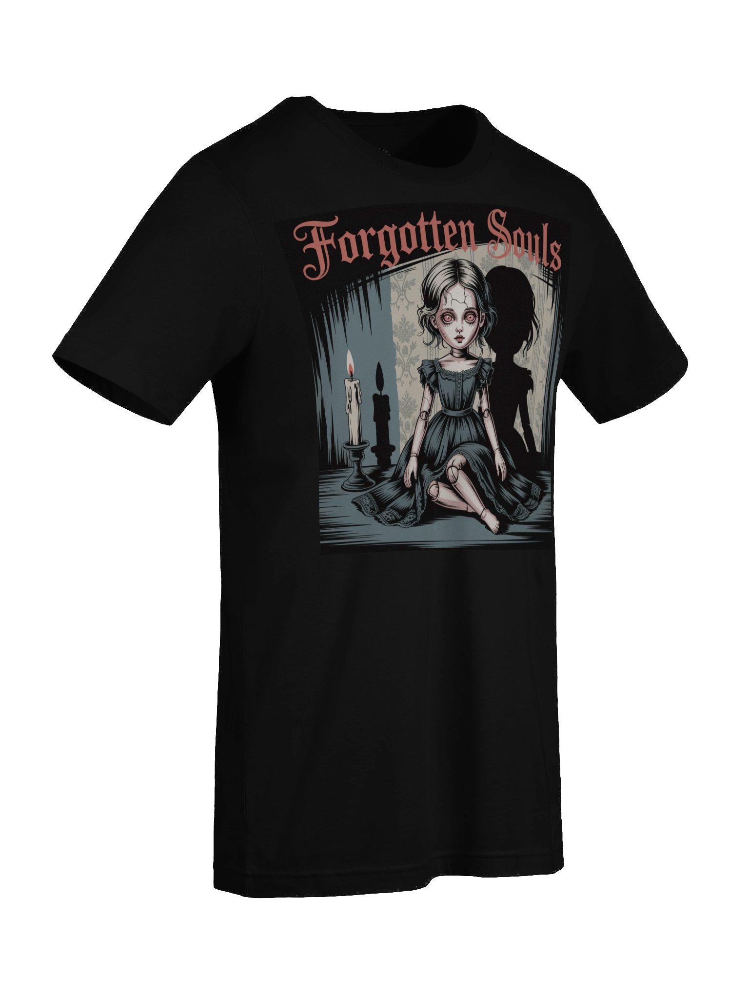 Creepy Doll 'Eternal Shadows' T-Shirt - Unisex Supersoft Gothic Design product image (91)