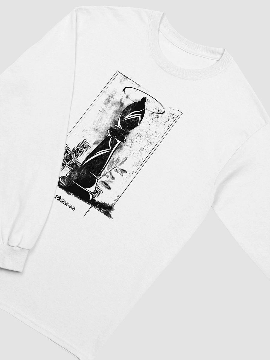 Grunge Chess: Bishop and Cross long-sleeve shirt product image (3)