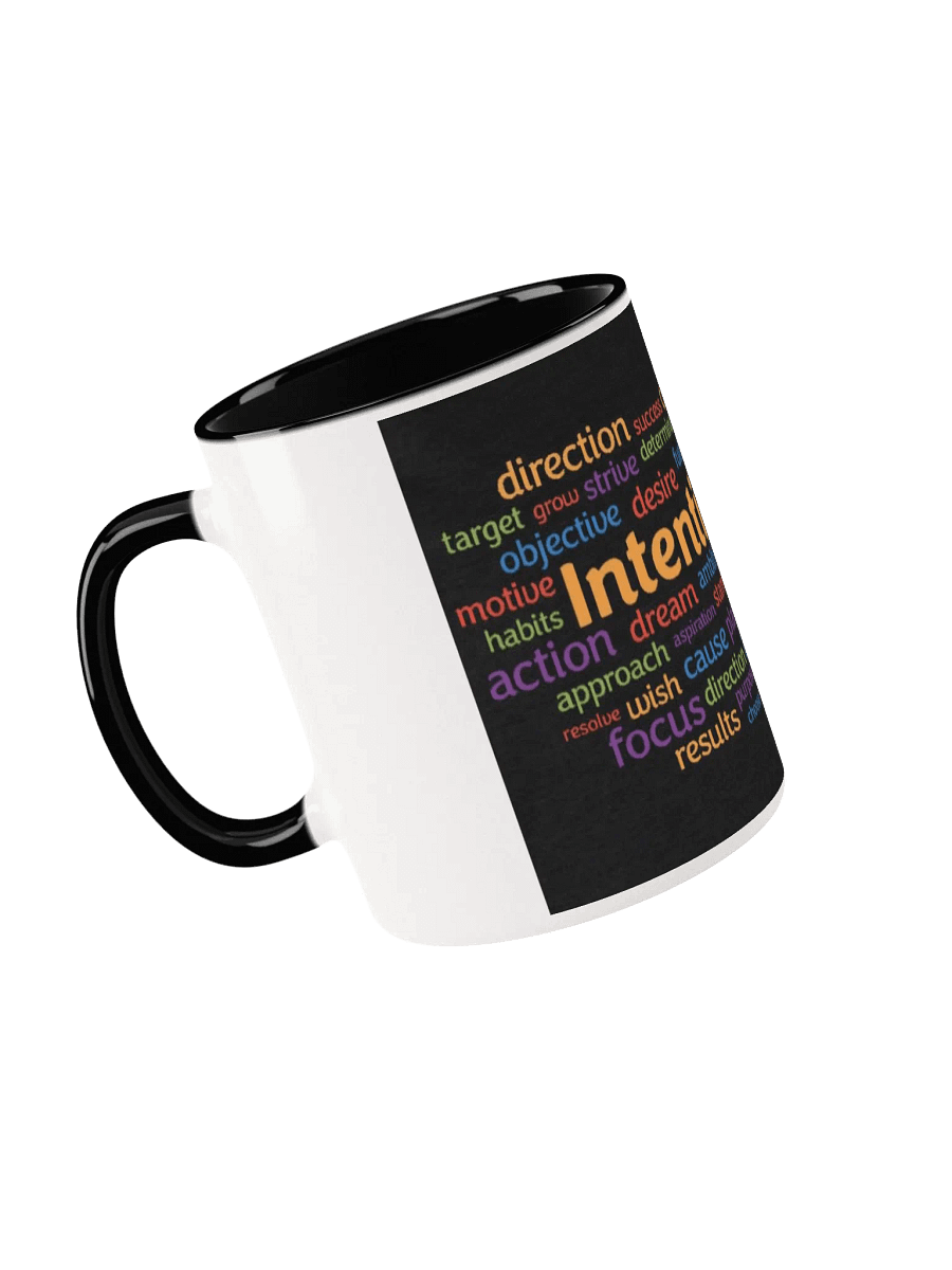 Intention Word Cloud Mug product image (5)