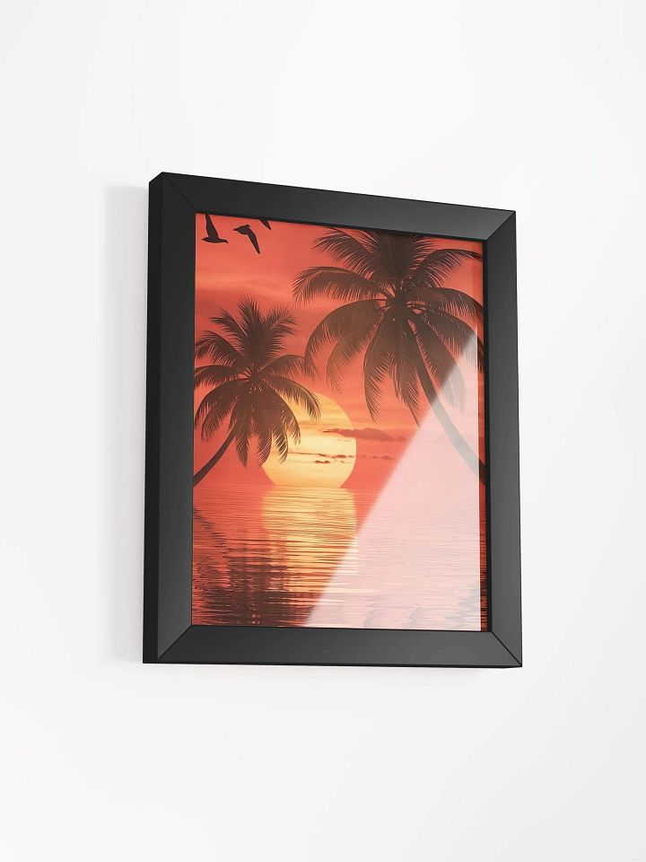 Tropical Sunset Serenity Framed Poster product image (17)