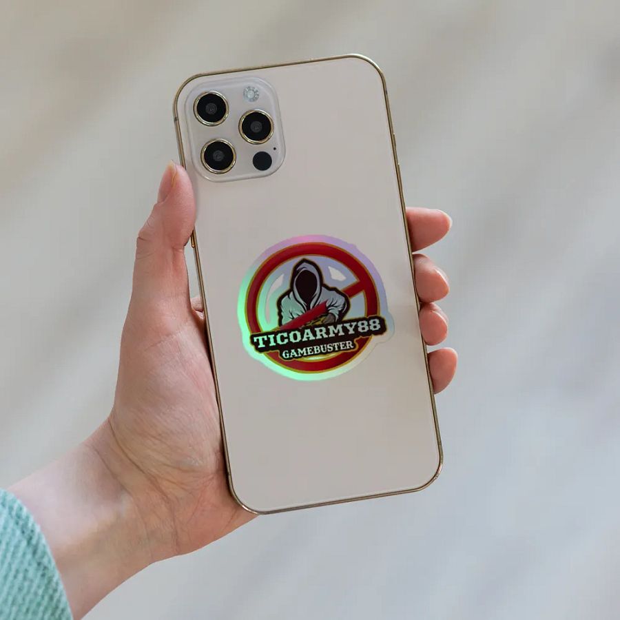 ticoarmy88 gamebuster holografic sticker product image (8)