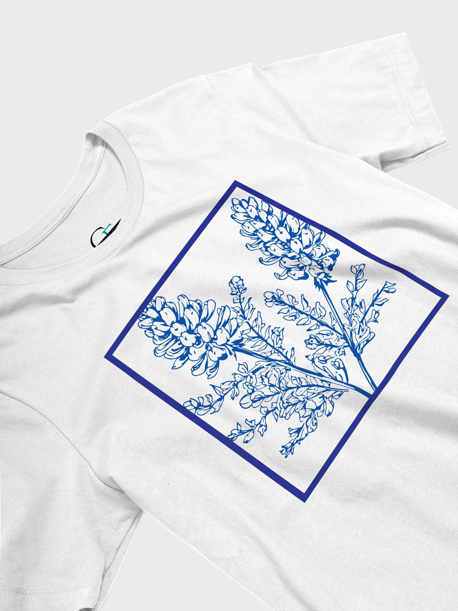 🌸 Framed Bluebonnet Line Art T-Shirt | Bella+Canvas Unisex Tee | Elegant Texas Wildflower Design product image (17)