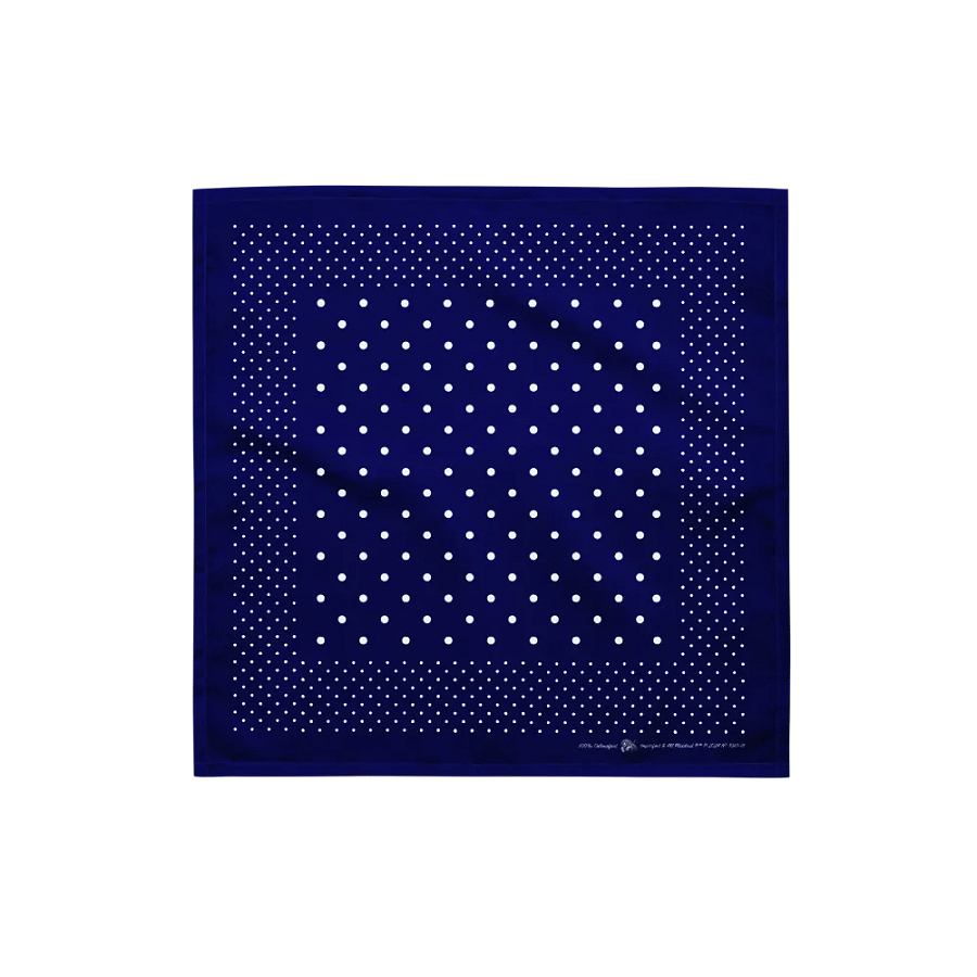 Navy Polka Dot Bandana product image (1)