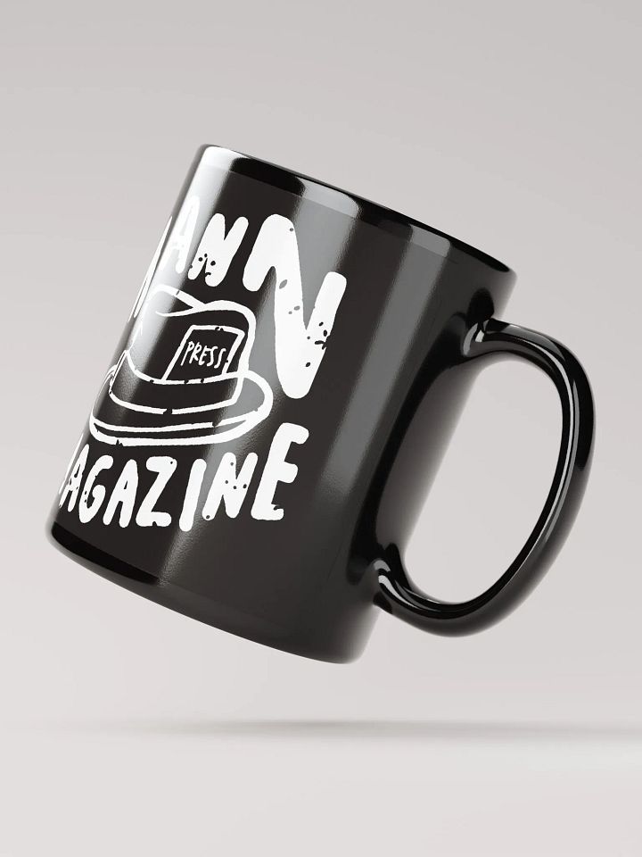 MANN Magazine Press Hat Black Coffee Mug product image (2)