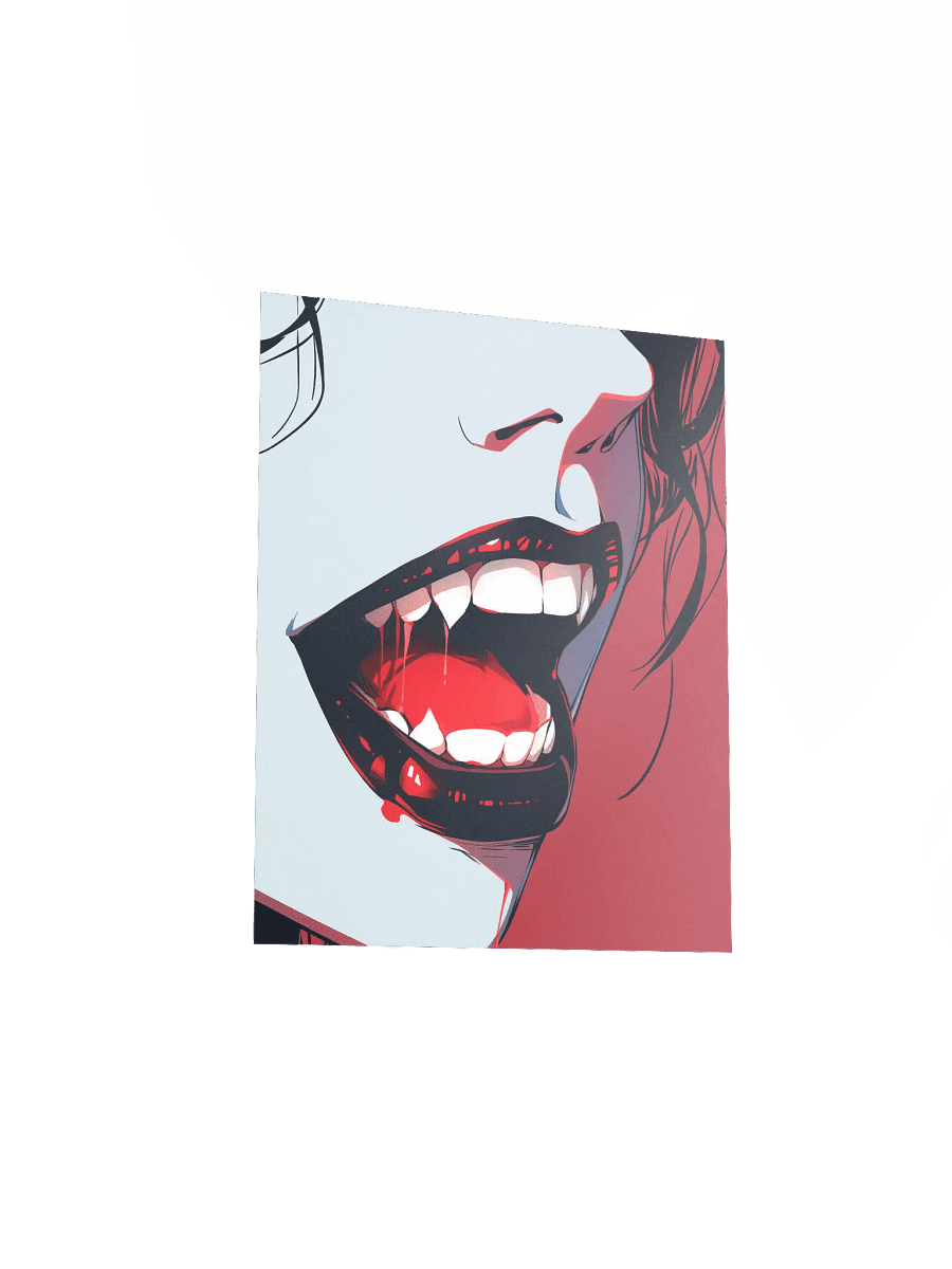 Vampire Fangs Matte Poster product image (16)