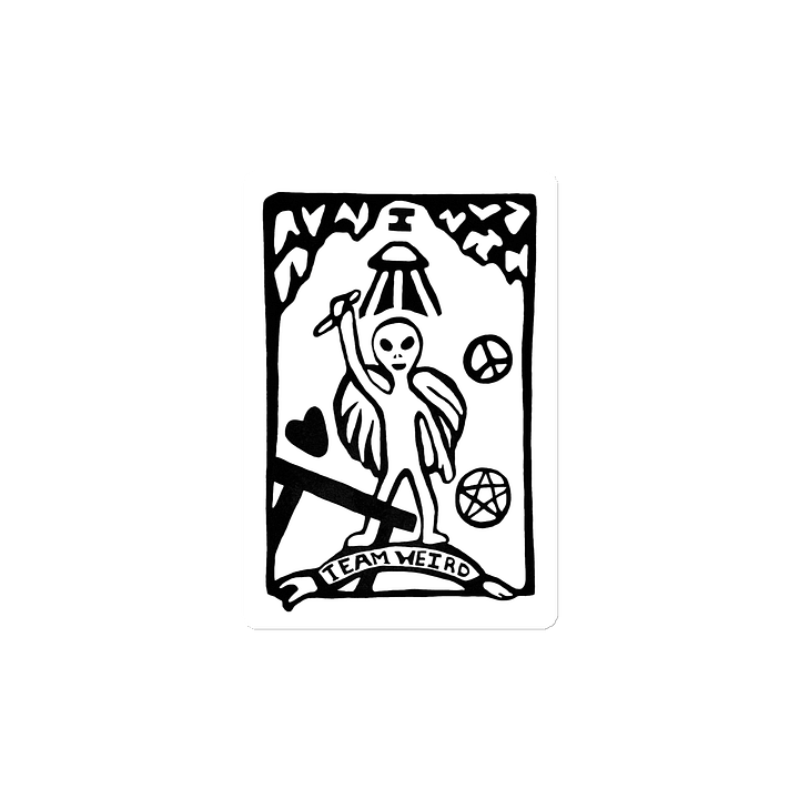 Team Weird Tarot Magnet product image (2)