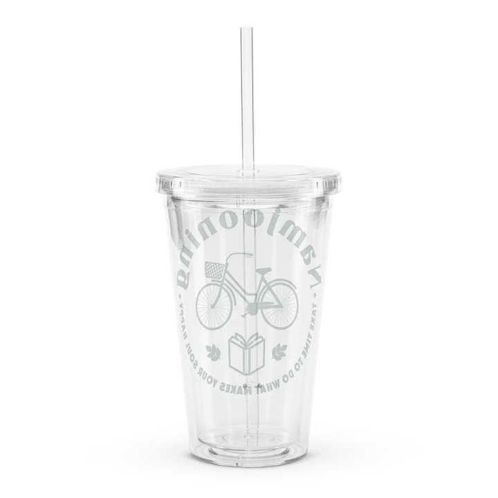 Namjooning Sticker Double Wall Clear Plastic Tumbler product image (2)