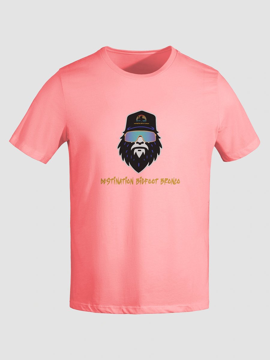 Destination Bigfoot Bronco Bigfoot Logo Bella+Canvas Women's Supersoft Relaxed-fit T-Shirt (Pink) product image (7)