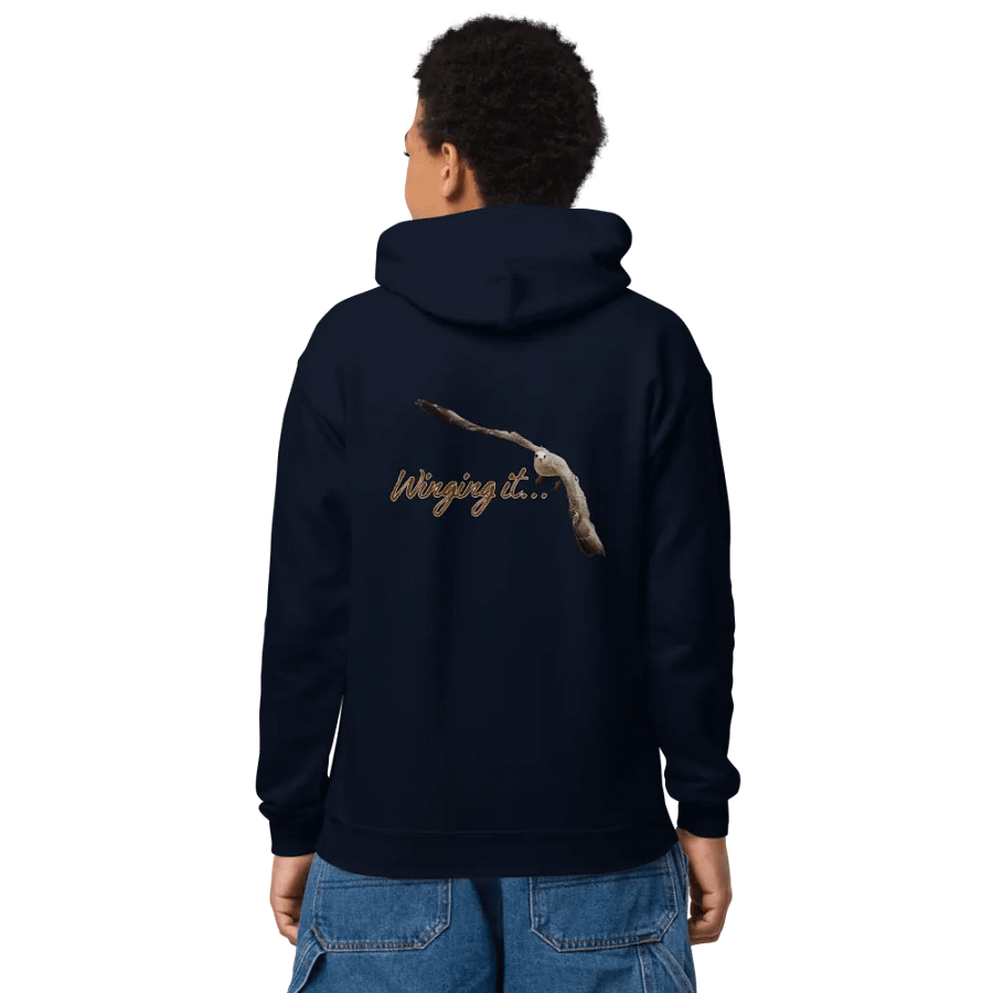 Winging it... Seagull Youth Hoodie product image (1)