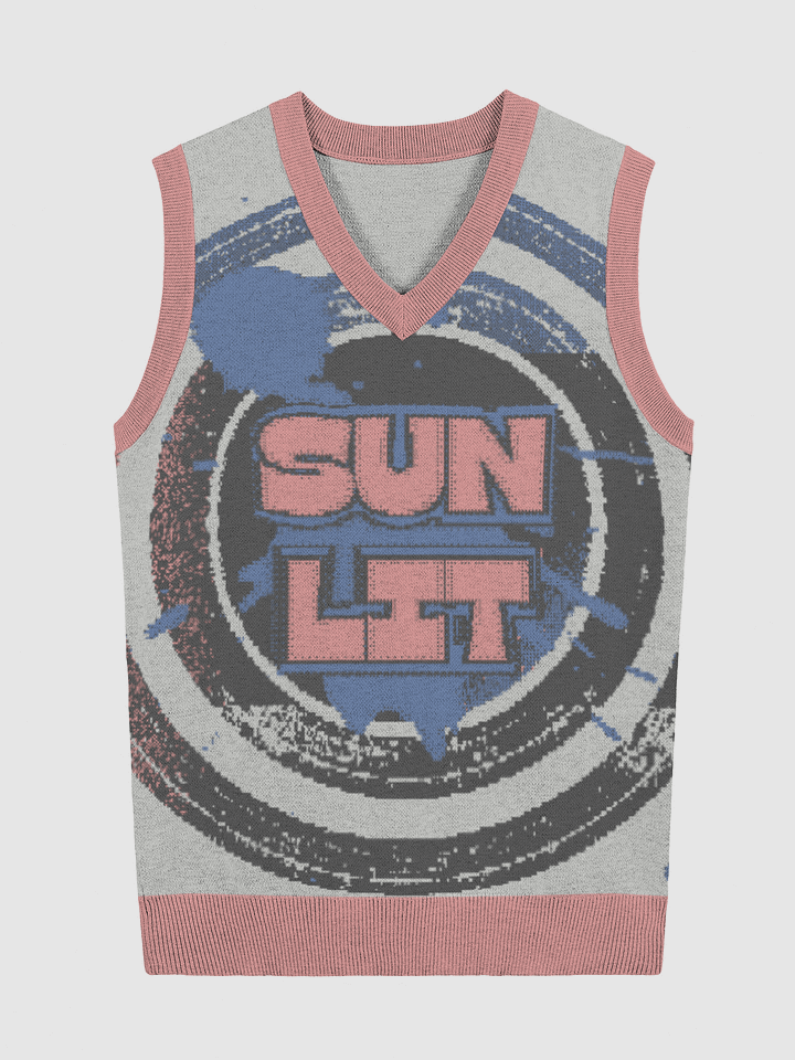 Sunlit Vibe Knitted V-Neck Vest product image (3)